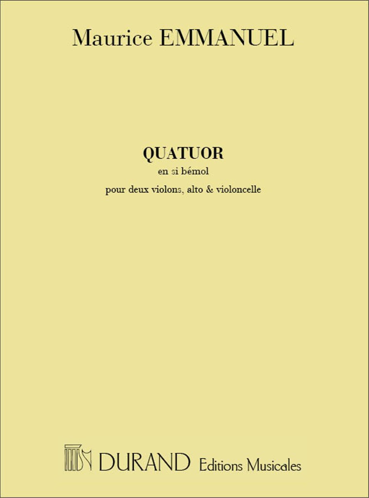 Quatuor A Cordes Pties